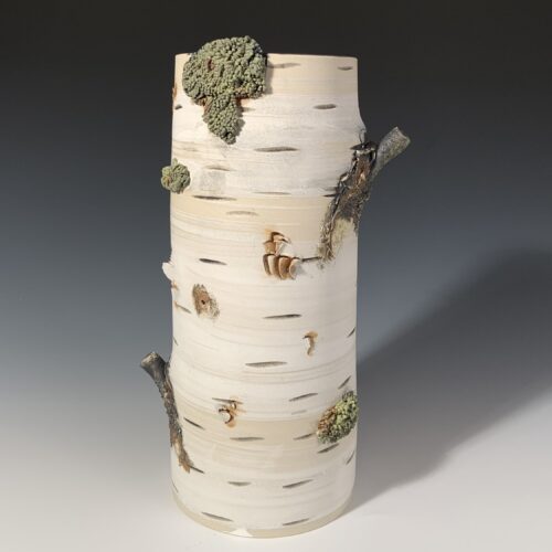 Ceramic Birch Vase