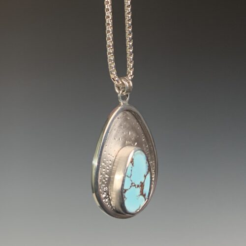 "Lavender" Turquoise Pendant - Image 2