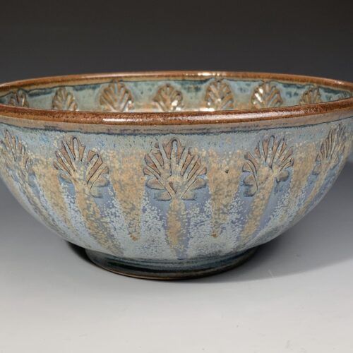Peacock Blue Serving Bowl - Image 5