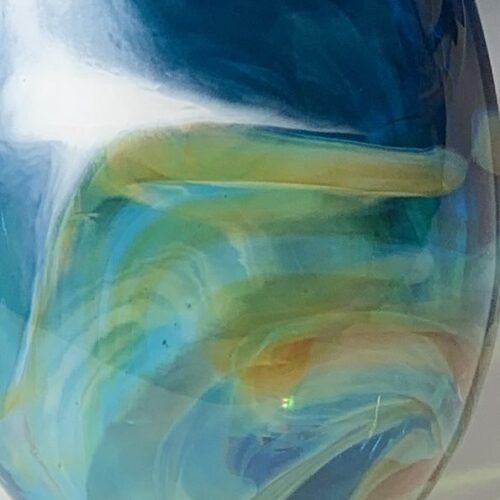 Glass "Ocean" Vase - Image 2