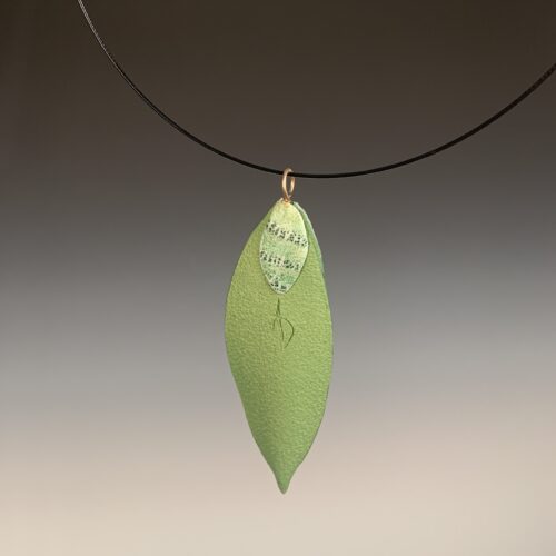 Green Leaf Pendant - Image 4