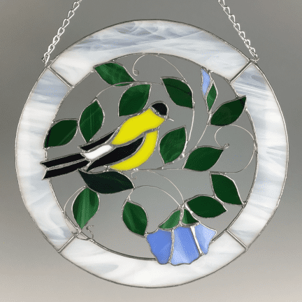 Goldfinch Stained Glass
