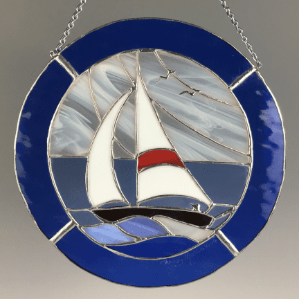 Sailboat Stained Glass