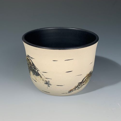 Small Ceramic Birch Bowl - Image 4