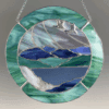 Mountain Scene Stained Glass