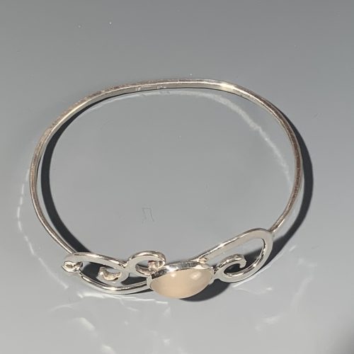 Sterling Silver and Moonstone Bracelet - Image 5
