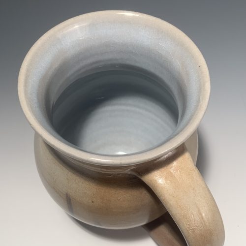 Large Woodfired Mug with Grass - Image 4