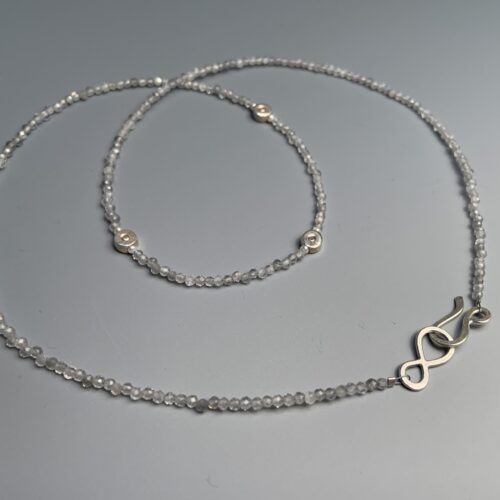 Labradorite Seed Bead Necklace - Image 2