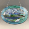 Oval Mountain Stained Glass