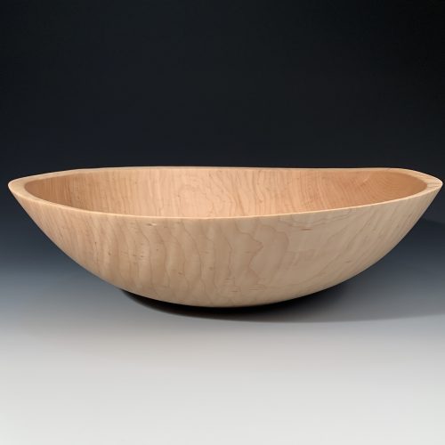 Large Curly Maple Bowl - Image 4