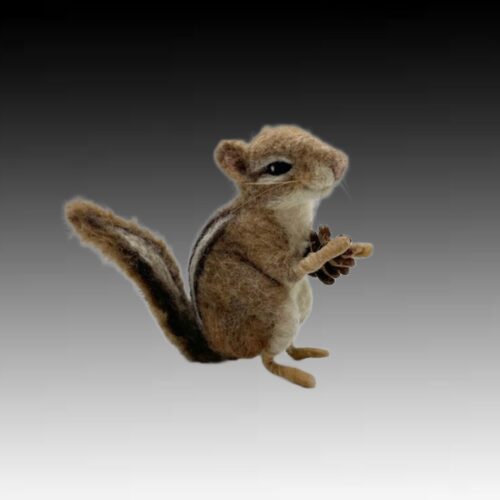 Felted Chipmunk