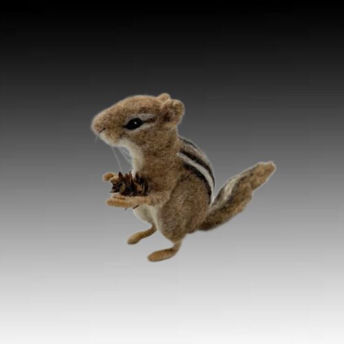 Felted Chipmunk - Image 2