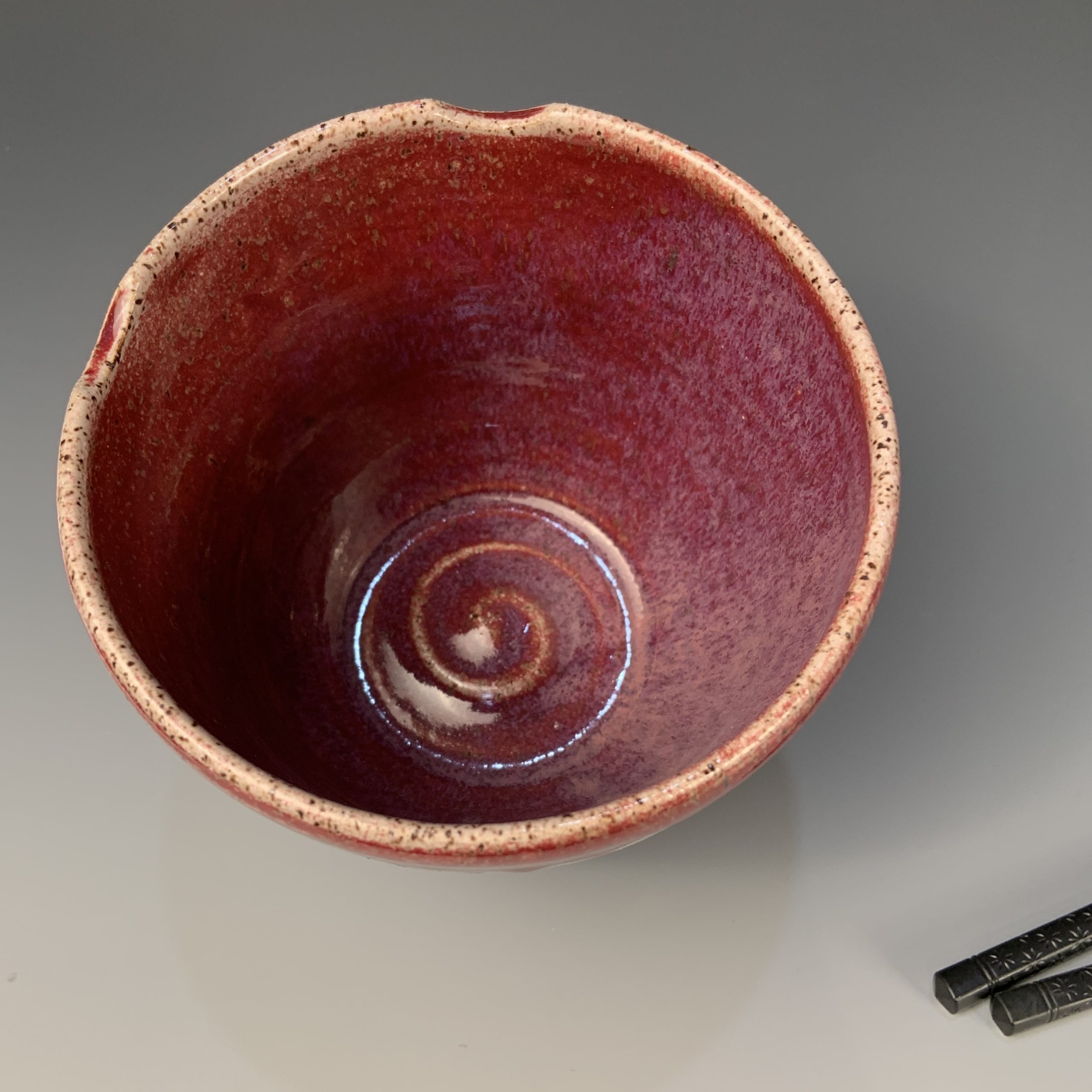 Winter Mountain Ramen Bowl- Red - Image 4