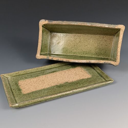 Mountain Butter Dish in Green - Image 4