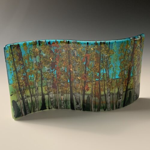 Fall Birch Grove Glass Wave - Image 5