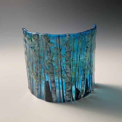Birch Grove Candle Shield with Blue Sky - Image 5