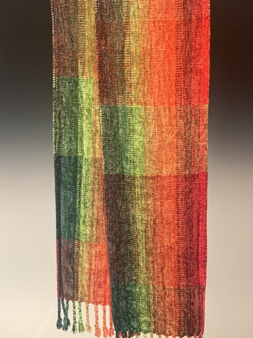 "Autumn Harvest" Chenille Scarf - Image 3