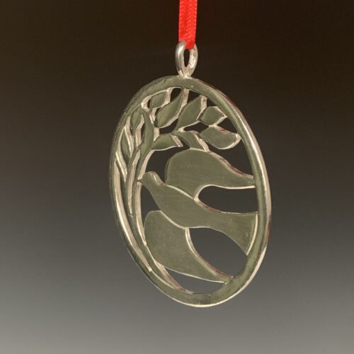 Pewter "Elusive Dove" Ornament - Image 2