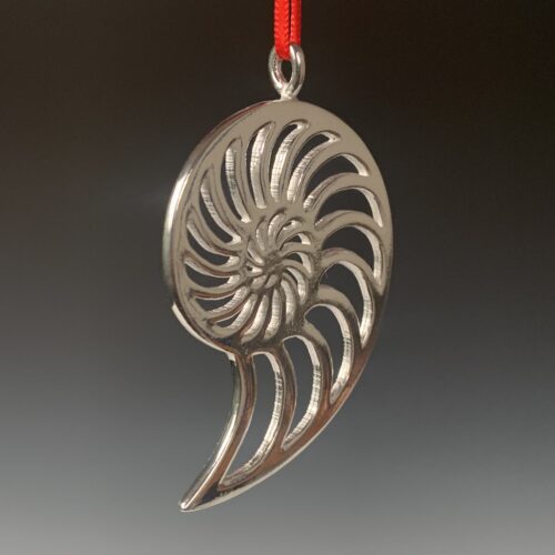 Pewter Nautilus Ornament - Image 2