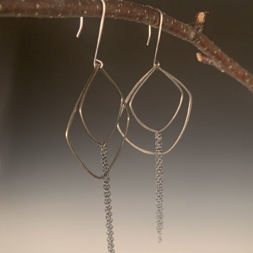 Oxidized "Catarata" Earrings - Image 2