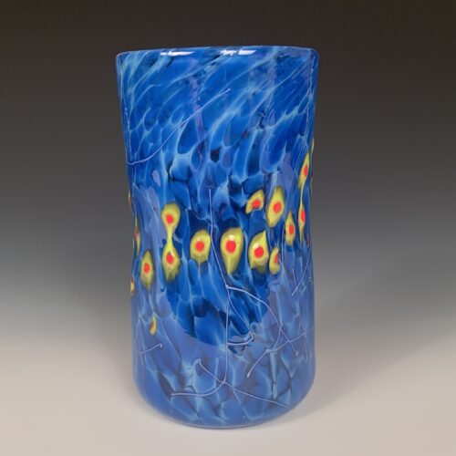 Blue Handblown Glass Tumbler - Image 5