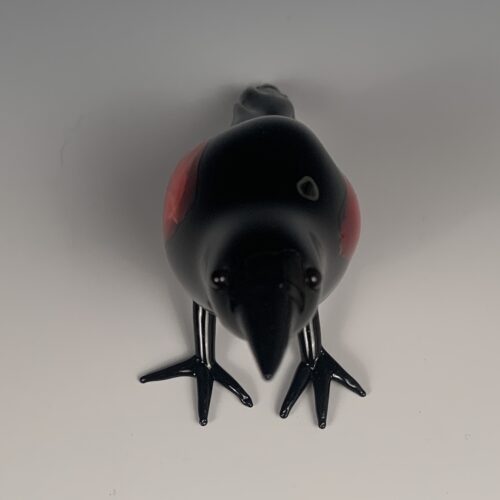 Glass Red-Winged Blackbird - Image 6