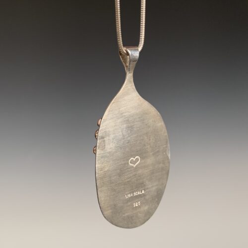 Agate Geode Pendant with Pearl and Opal - Image 5