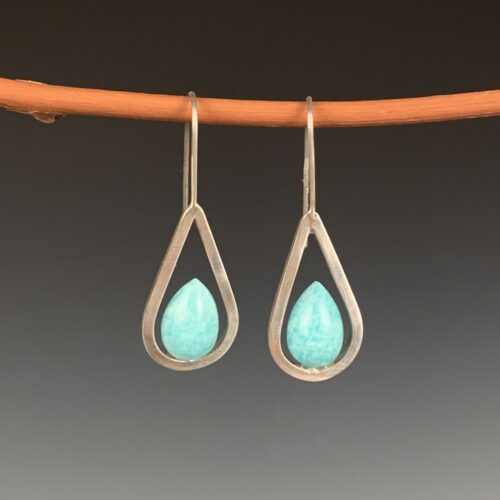 Amazonite "Soul Drop" Earrings