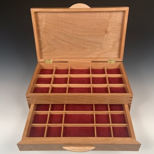 Flowers and Hummingbird Jewelry Box - Image 7
