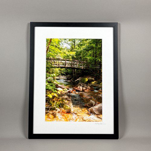 "Bridge Over Pemigewasset" Framed Photograph