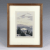 “Kezar Lake" Framed Woodblock Print