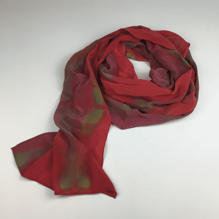 Hand-Dyed Silk Scarf