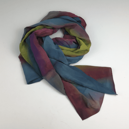Hand-Dyed Silk Scarf