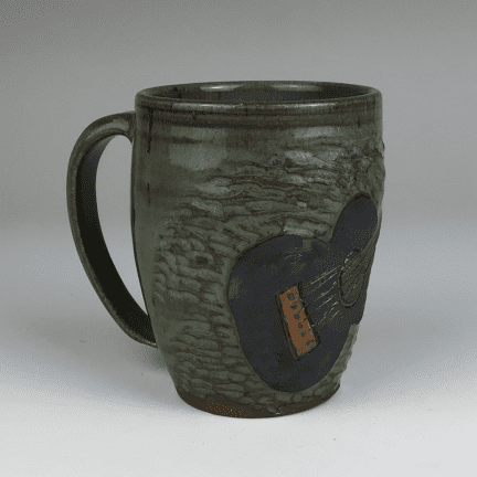Carved Guitar Mug