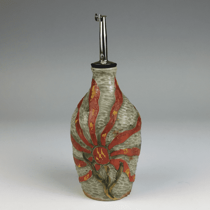 Carved Oil Bottle