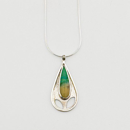 Opalized Wood Pendant