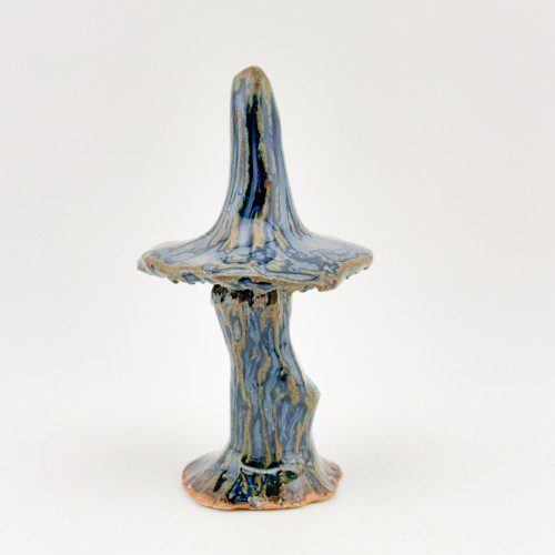 Ceramic Mushroom in Blue