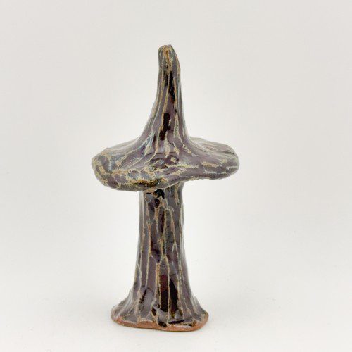 Ceramic Mushroom in Brown