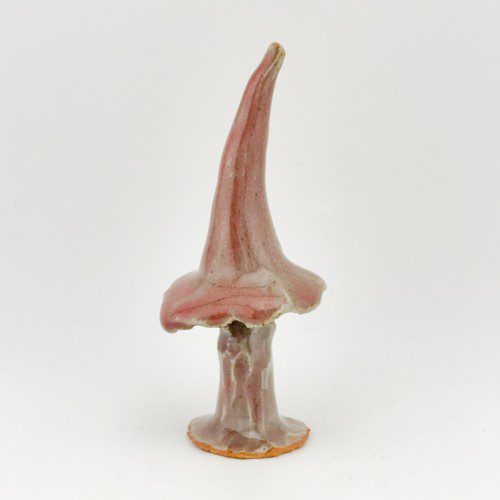 Ceramic Mushroom in Red
