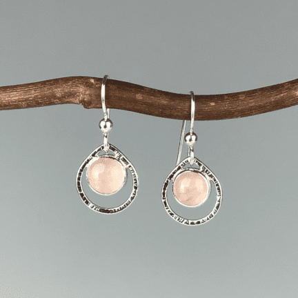 Rose Quartz Earrings