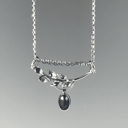 "Tiny Branch" Blue Kyanite Pendant