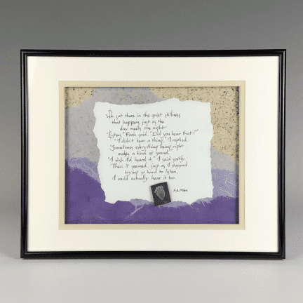 Framed Mixed Media Piece