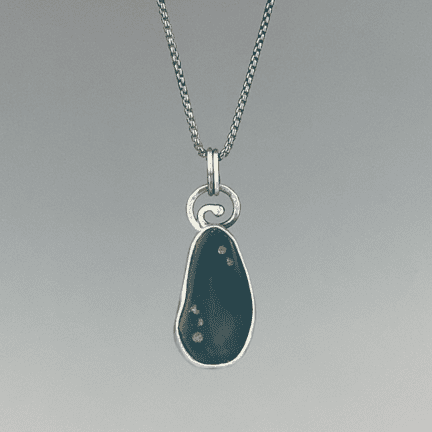 Iron Furnace Slag Necklace