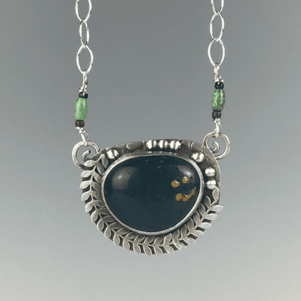 Iron Furnace Slag Necklace