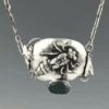 Iron Furnace Slag Dragonfly Necklace