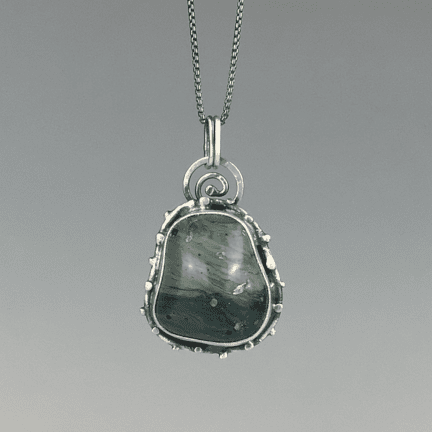 Iron Furnace Slag Necklace