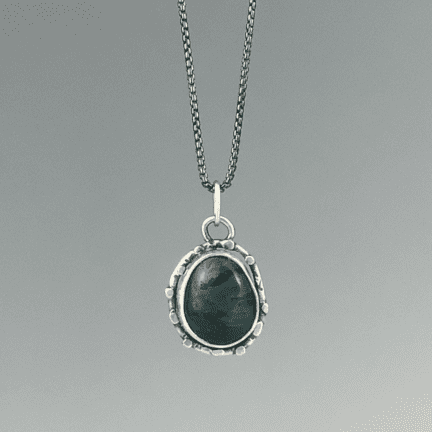 Iron Furnace Slag Necklace
