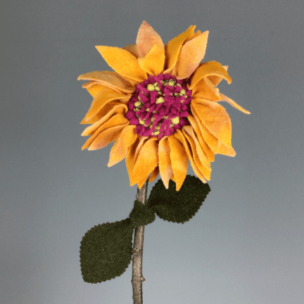 Extra Large Hooked Wool Flower