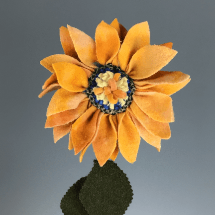 Extra Large Hooked Wool Flower