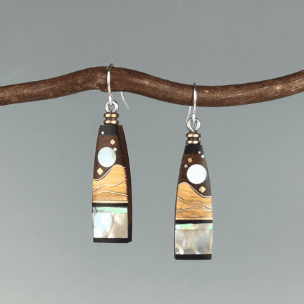 Recycled Aluminum Can Earrings
